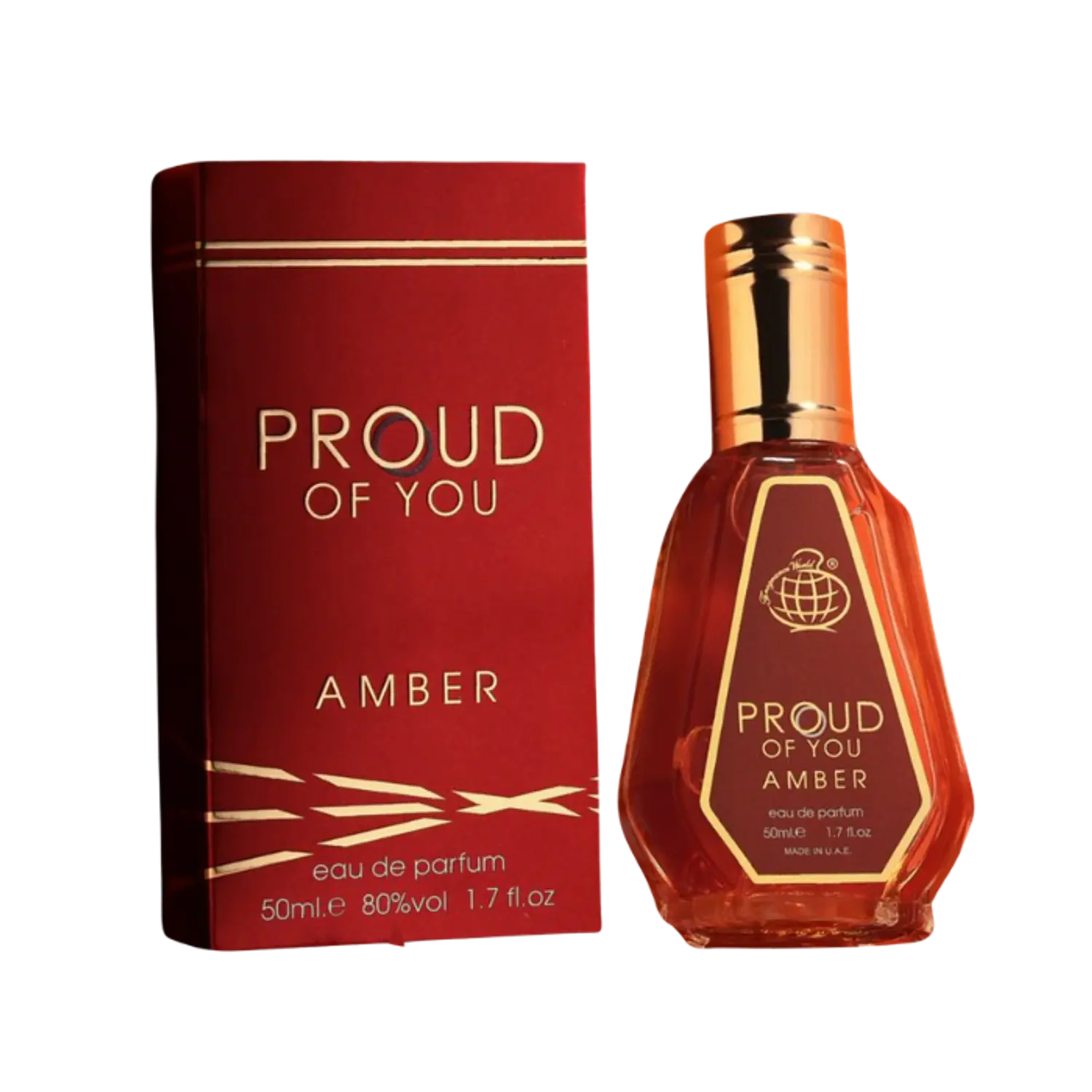 PERFUME FRAGRANCE WORLD PROUD OF YOU AMBER UNISEX EDP 50 ML