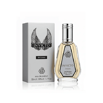 Perfume Fragrance World Invicto Intense Hombre Edp 50 Ml