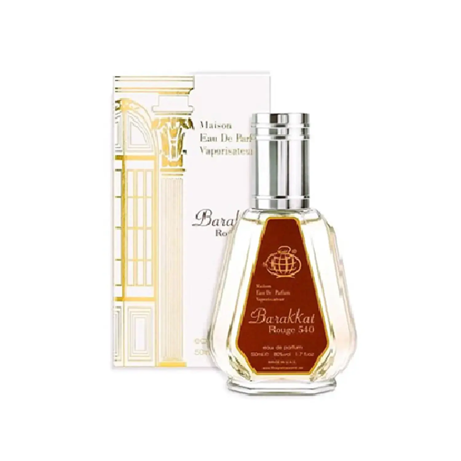 PERFUME FRAGRANCE WORLD BARAKKAT ROUGE 540 UNISEX EDP 50 ML