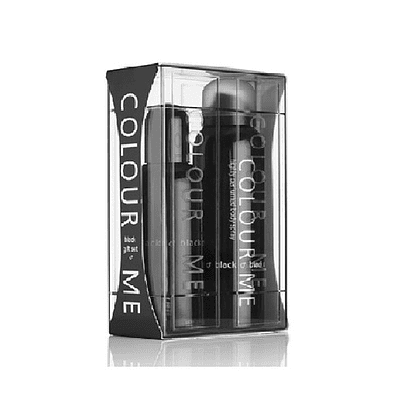 Perfume Colour Me Black Hombre Edp 100 Ml / Body Sray 150 Ml Estuche
