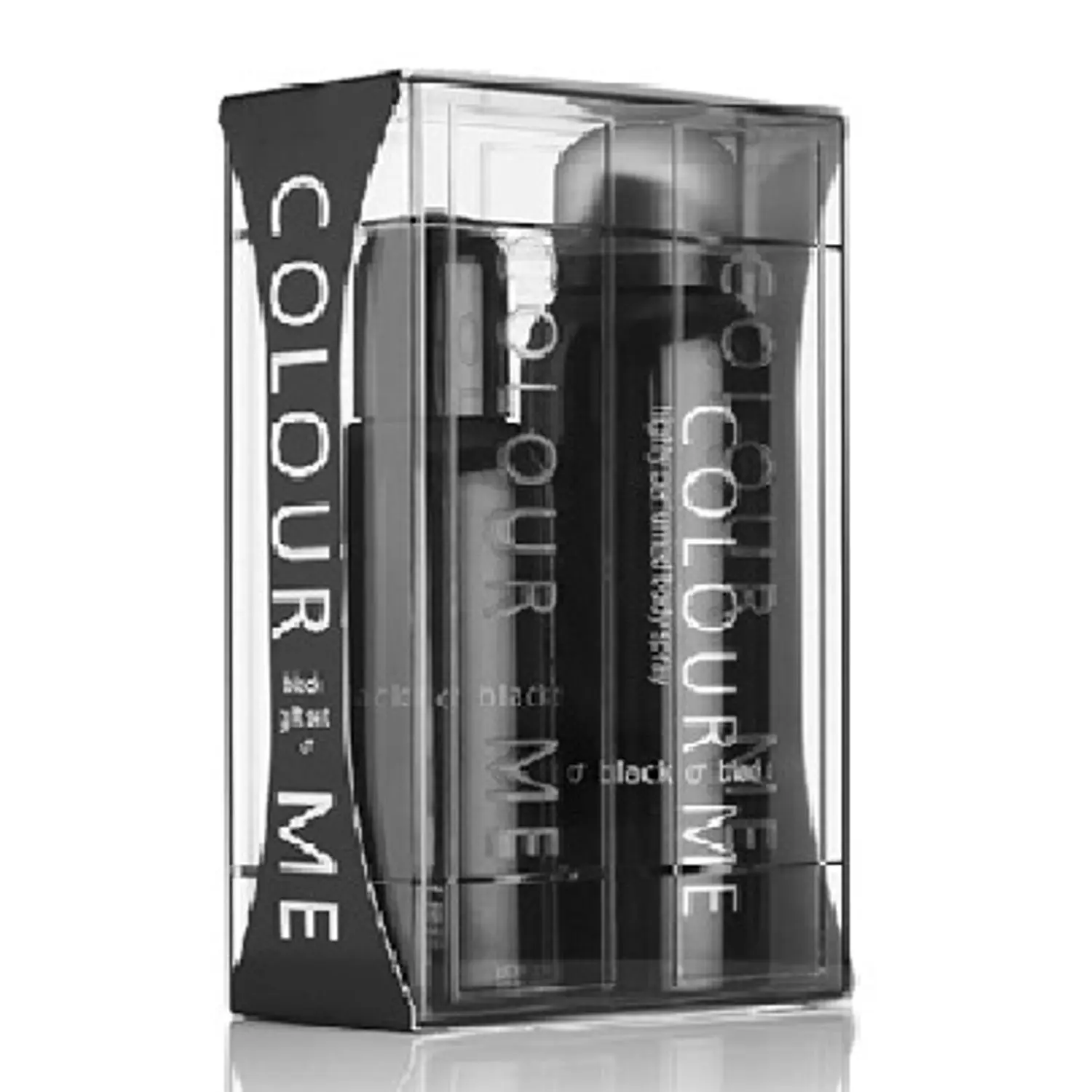 PERFUME COLOUR ME BLACK HOMBRE EDP 100 ML / BODY SRAY 150 ML ESTUCHE