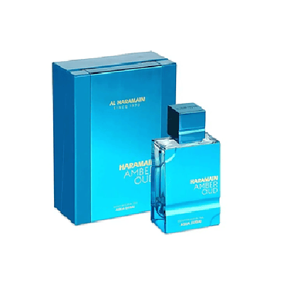 Perfume Al Haramain Amber Oud Aqua Dubai Hombre Extrait De Parfum 75 Ml