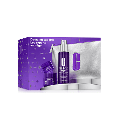 Clinique De Aging Experts 3 Pcs Cuidado De La Piel Estuche