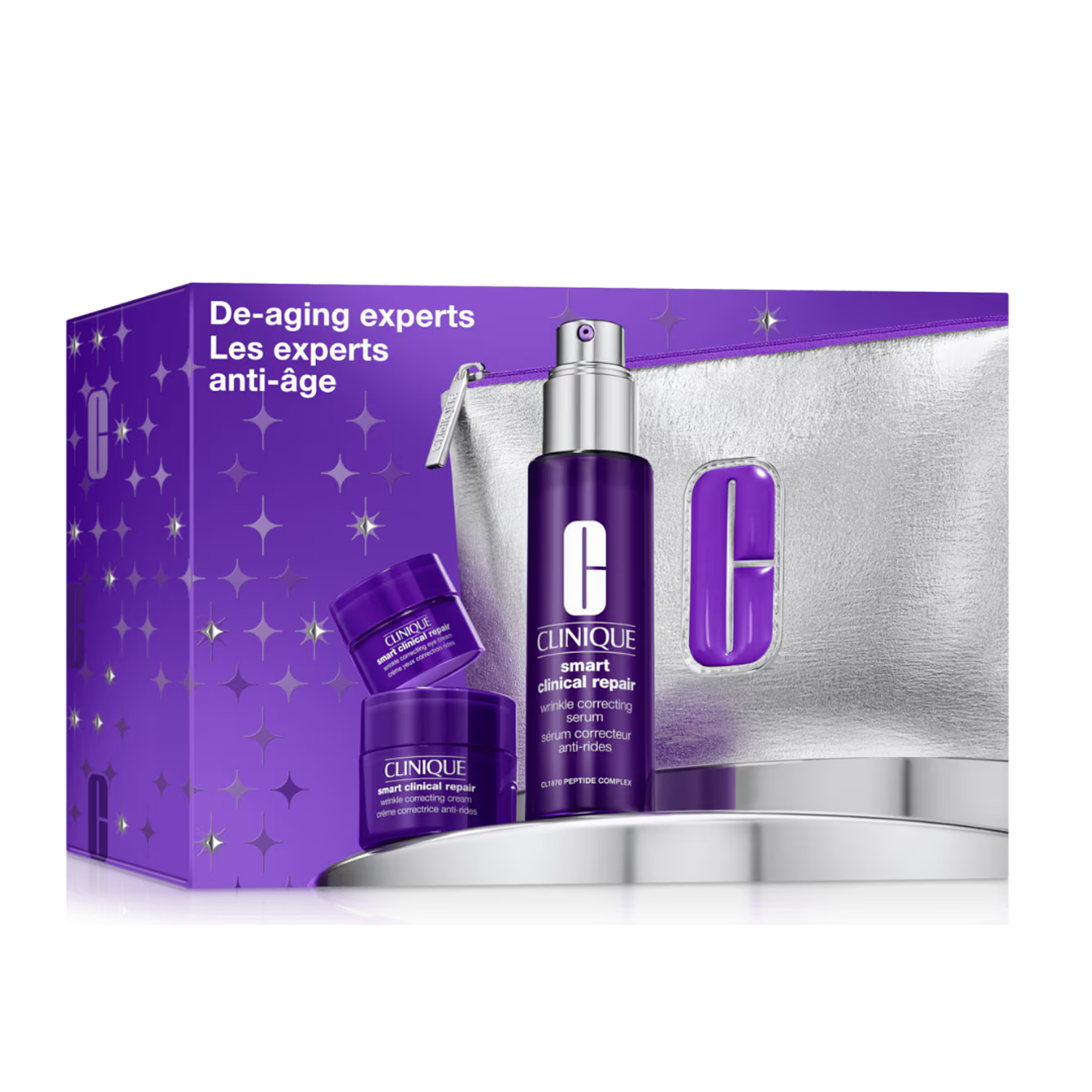 CLINIQUE DE AGING EXPERTS 3 PCS CUIDADO DE LA PIEL ESTUCHE