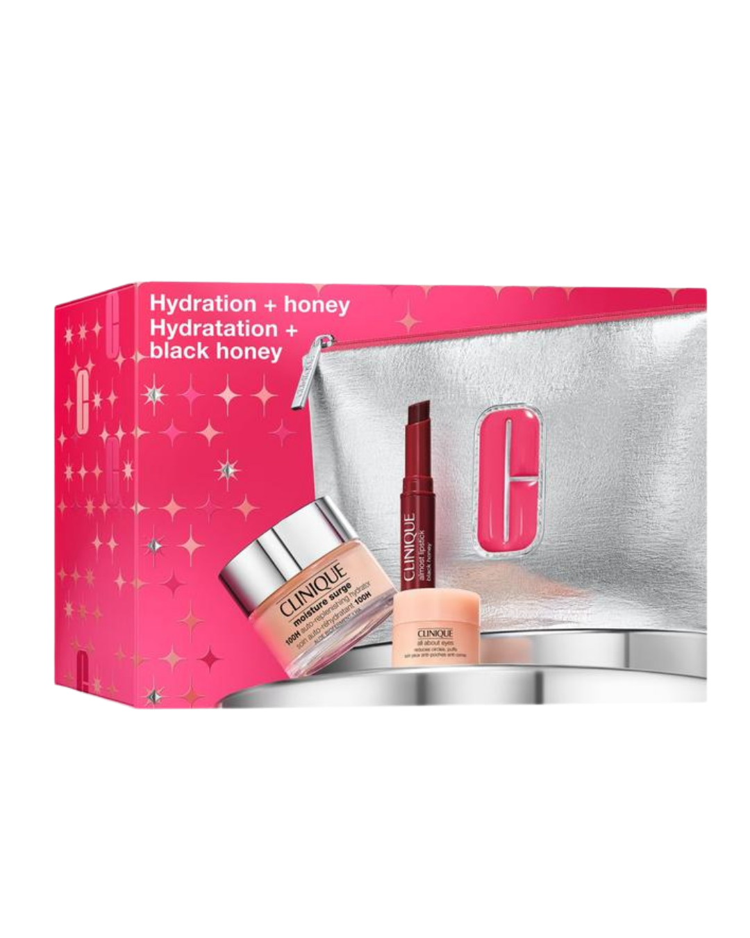CLINIQUE HYDRATION HONEY HYDRATATION BLACK HONEY 3 PCS ESTUCHE