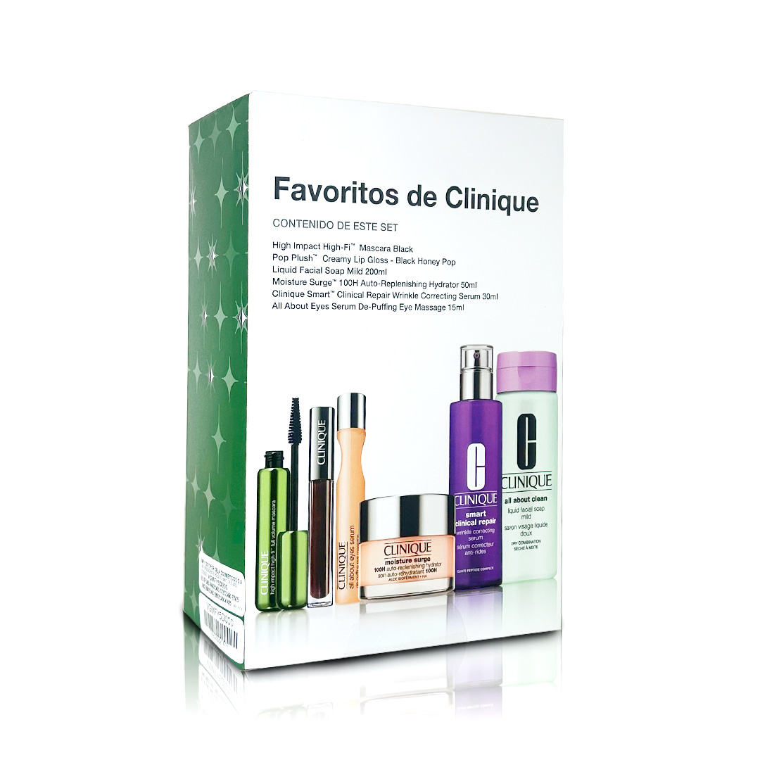 CLINIQUE BLOCKBUSTER FAVORITOS 6 PCS ESTUCHE