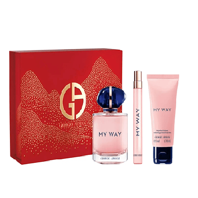 Perfume My Way Giorgio Armani Dama Edp 90 Ml / 10 Ml / Body Lotion 50 Ml Estuche
