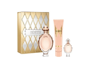 PERFUME OLYMPEA MUJER EDP 80 ML / MINI 6 ML / BODY LOTION 100 ML ESTUCHE
