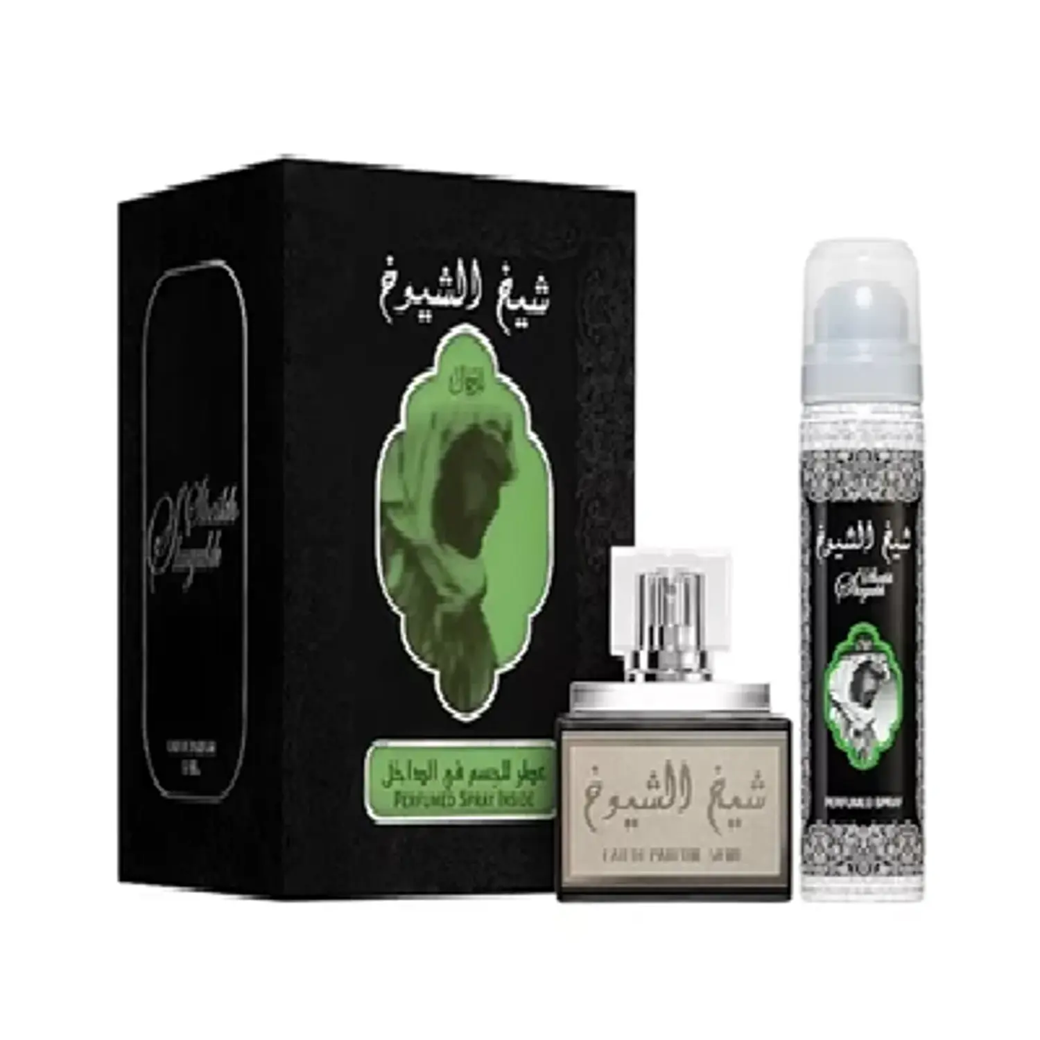 Perfume Lattafa Sheikh Al Shuyukh Unisex Edp 50 ml / Desodorante 50 ml Estuche