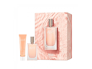 Perfume Boss Alive Woman Dama Edp 50 ml / Body Lotion 75 ml Estuche