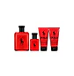 PERFUME POLO RED VARON EDT 125 ML / 40 ML / SHOWER GEL 50 ML  / AFTER SHAVE BALM 50 ML ESTUCHE - Miniatura 2