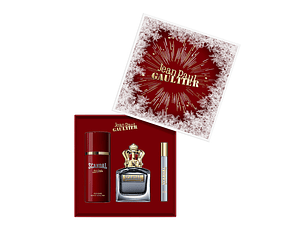 PERFUME JEAN PAUL GAULTIER SCANDAL HOMBRE EDT 100 ML / EDT 10 ML / DESODORANTE 150 ML ESTUCHE