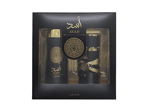PERFUME LATTAFA ASAD HOMBRE EDP 100 ML / DESODORANTE 200 ML ESTUCHE