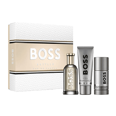 Perfume Boss Bottled Varon Edp 100 Ml / Shower Gel 100 Ml / Deo Stick 75 Ml Estuche