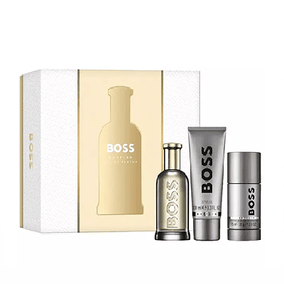 Perfume Boss Bottled Varon Edp 100 Ml / Shower Gel 100 Ml / Desodorante 75 Ml Estuche