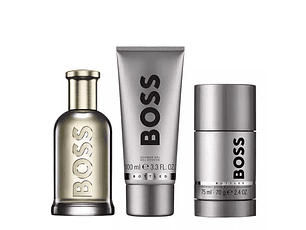 Perfume Boss Bottled Varon Edp 100 ml / Shower Gel 100 ml / Desodorante 75 ml Estuche