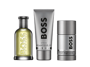 PERFUME BOSS BOTTLED VARON EDT 100 ML /  DEO STICK 70 GRS / SHOWER GEL 100 ML ESTUCHE