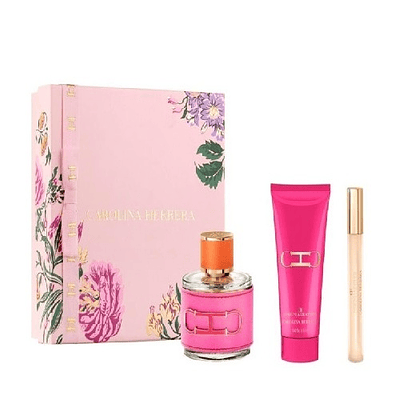 Perfume Ch Insignia Leather Mujer Edp 100 Ml / 10 Ml / Body Lotion 100 Ml Estuche