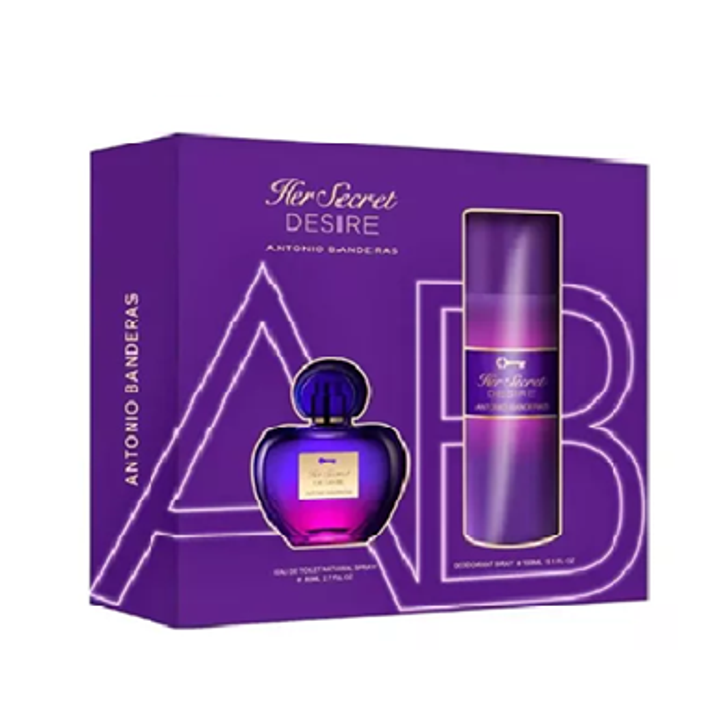 Perfume Secret Desire Dama Edt 80 ml / Desodorante 150 ml Estuche