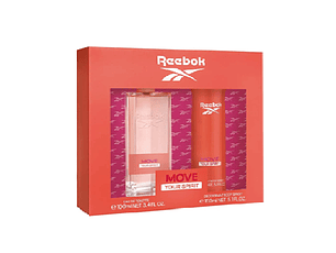 PERFUME REEBOK MOVE YOUR SPIRIT MUJER EDT 100 ML / DESODORANTE 150 ML ESTUCHE