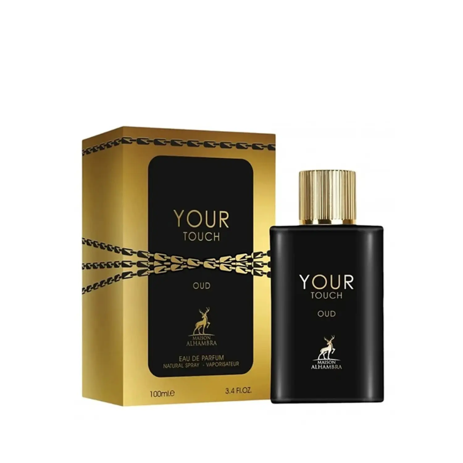 PERFUME MAISON ALHAMBRA YOUR TOUCH OUD HOMBRE EDP 100 ML