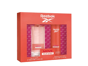 PERFUME REEBOK MOVE YOUR SPIRIT MUJER EDT 100 ML / DESODORANTE 150 ML ESTUCHE