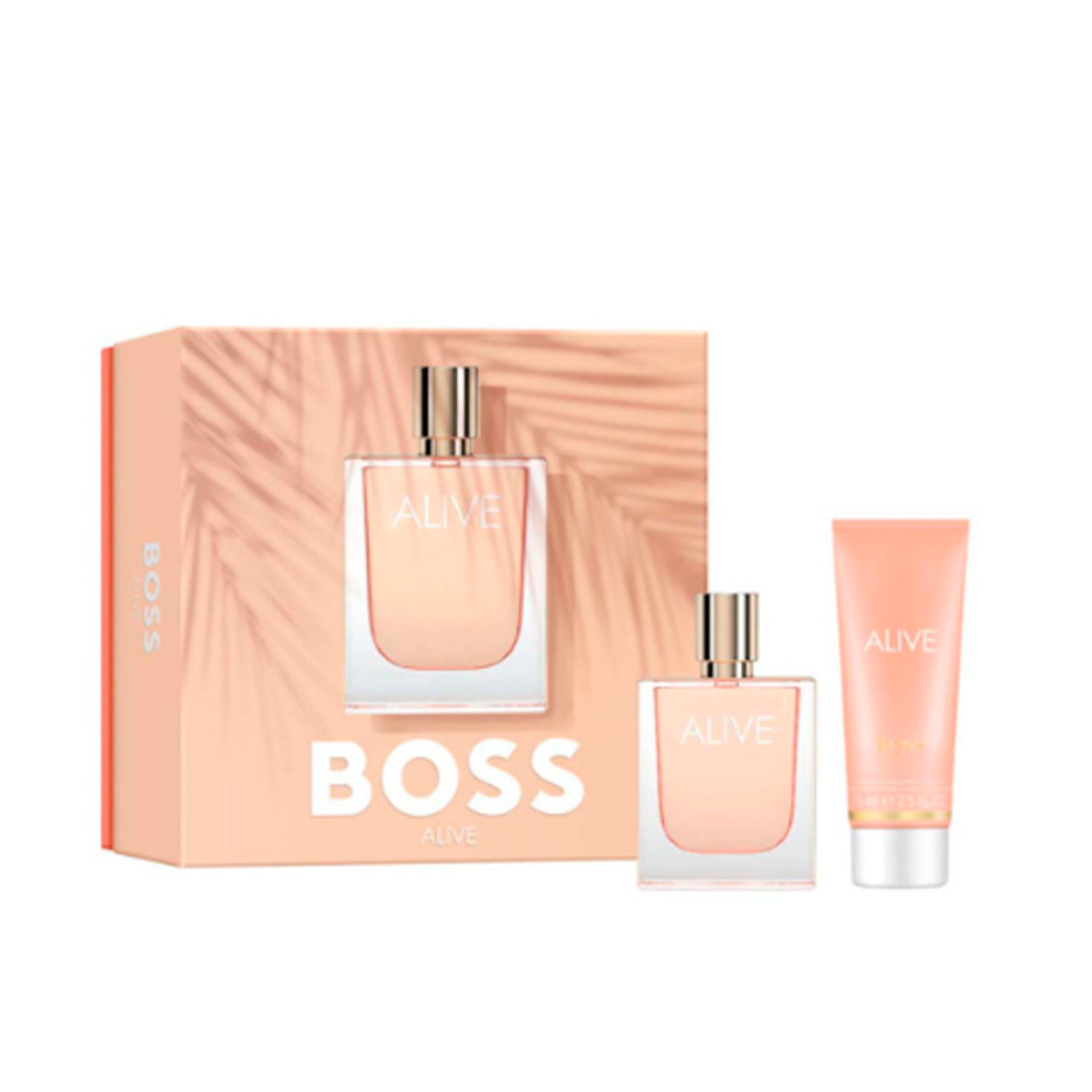 Perfume Boss Alive Woman Dama Edp 50 ml / Body Lotion 75 ml Estuche