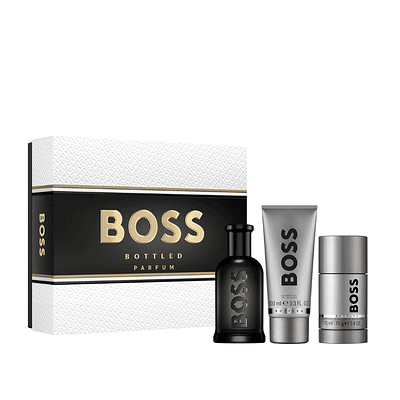 Perfume Boss Bottled Parfum Hombre Parfum 100 Ml / Shower Gel 100 Ml / Desodorante Stick 75 Ml Estuche