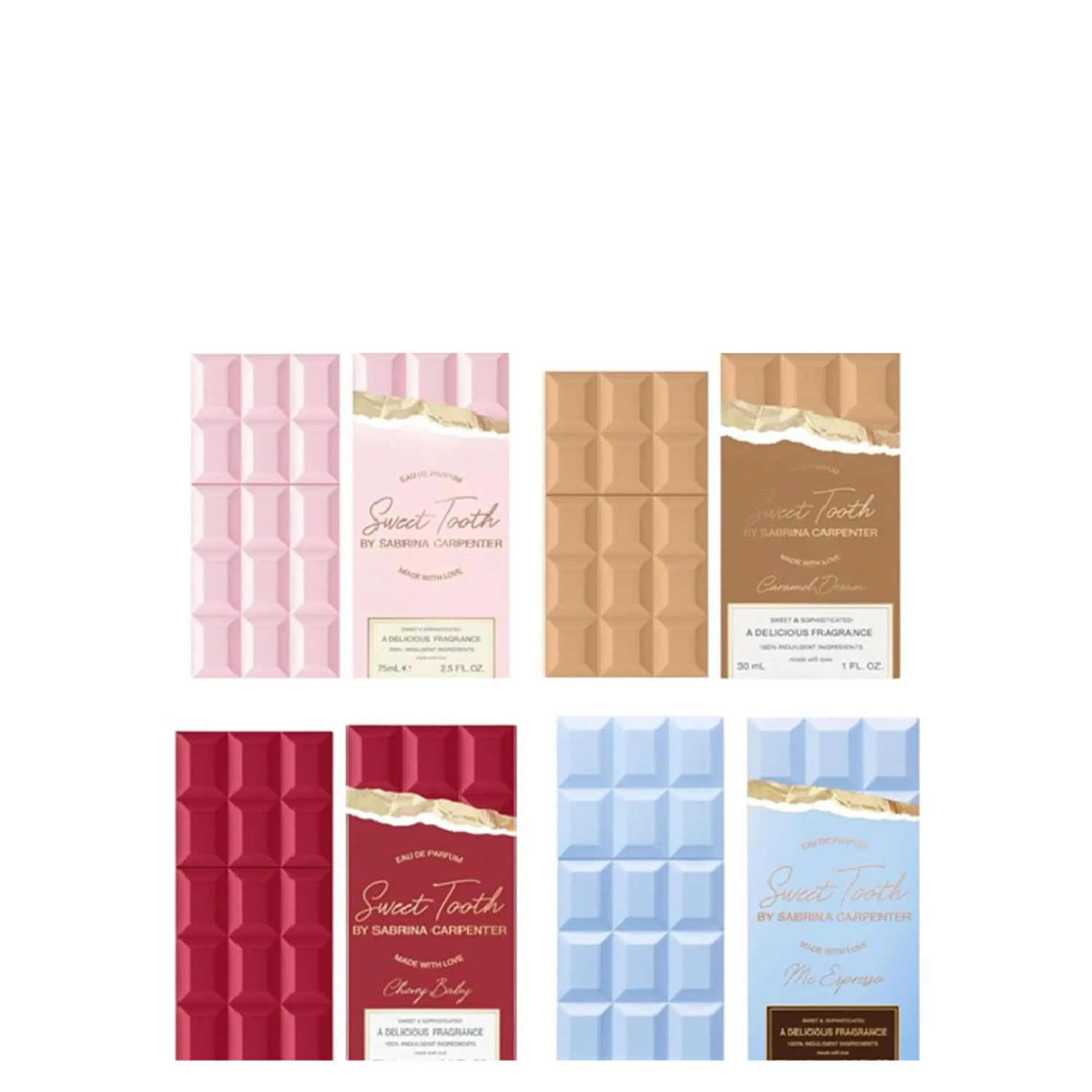 PERFUME SABRINA CARPENTER MUJER EDP 4 X 75 ML ESTUCHE