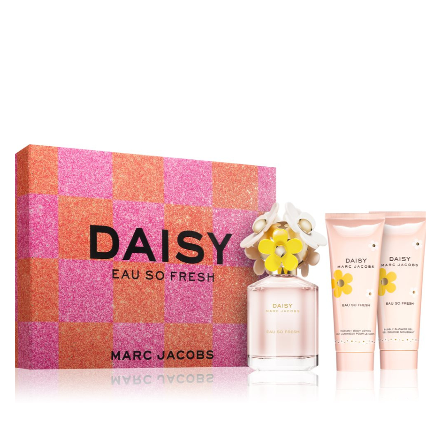PERFUME DAISY EAU SO FRESH MARC JACOBS DAMA EDT 75 ML / SHOWER GEL 75 ML / BODY LOTION 75 ML ESTUCHE