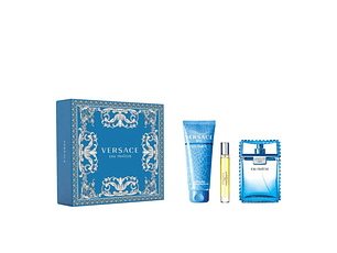 Perfume Versace Eau Fraiche Varon Edt 100 ml / 10 ml / Shower Gel 150 ml Estuche
