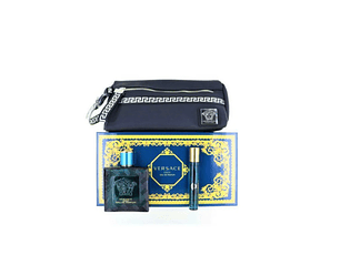 Perfume Eros Versace Varon Edp 100 ml / 10 ml / Neceser Estuche