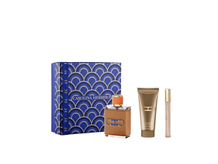 PERFUME CH INSIGNIA LEATHER HOMBRE EDP 100 ML / 10 ML / SHAVE LOTION 100 ML ESTUCHE