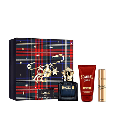 Perfume Jean Paul Gaultier Scandal Intense Hombre Edp 100 Ml / Edp 10 Ml / Shower Gel 75 Ml Estuche