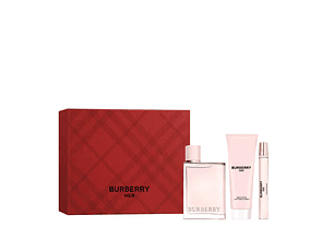 PERFUME BURBERRY HER DAMA EDP 100 ML / 10 ML / BODY LOTION 75 ML ESTUCHE