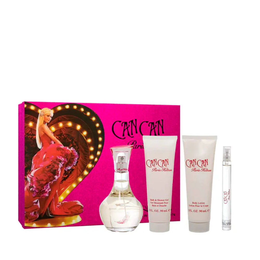 Perfume Can Can Dama Edp 100 ml / 10 ml / Body Lotion 90 ml / Shower Gel 90 ml Estuche