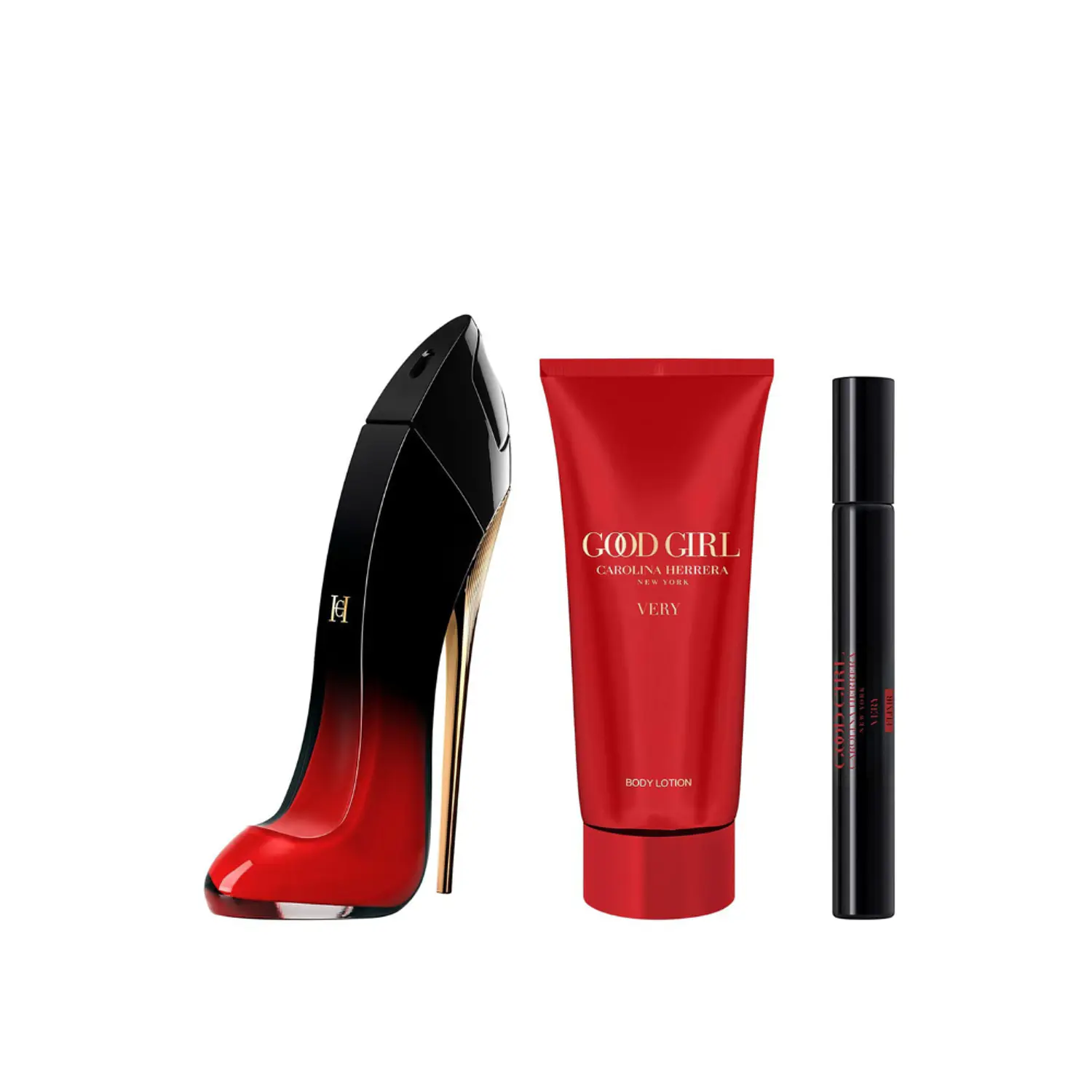 PERFUME VERY GOOD GIRL ELIXIR MUJER EDP 80 ML / EDP 10 ML / BODY LOTION 100 ML ESTUCHE 2