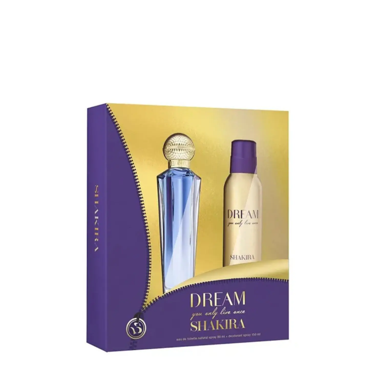 PERFUME SHAKIRA DREAM DAMA EDT 80 ML / DESODORANTE 150 ML ESTUCHE