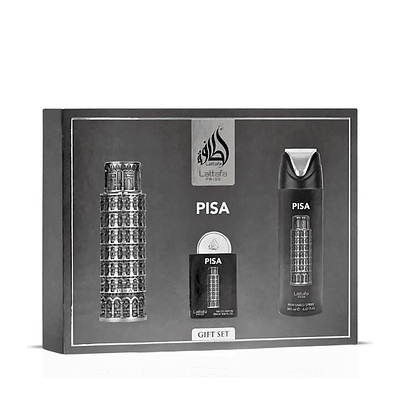 Perfume Lattafa Pride Pisa Unisex Edp 100 Ml / 20 Ml / Desodorante 200 Ml / Estuche