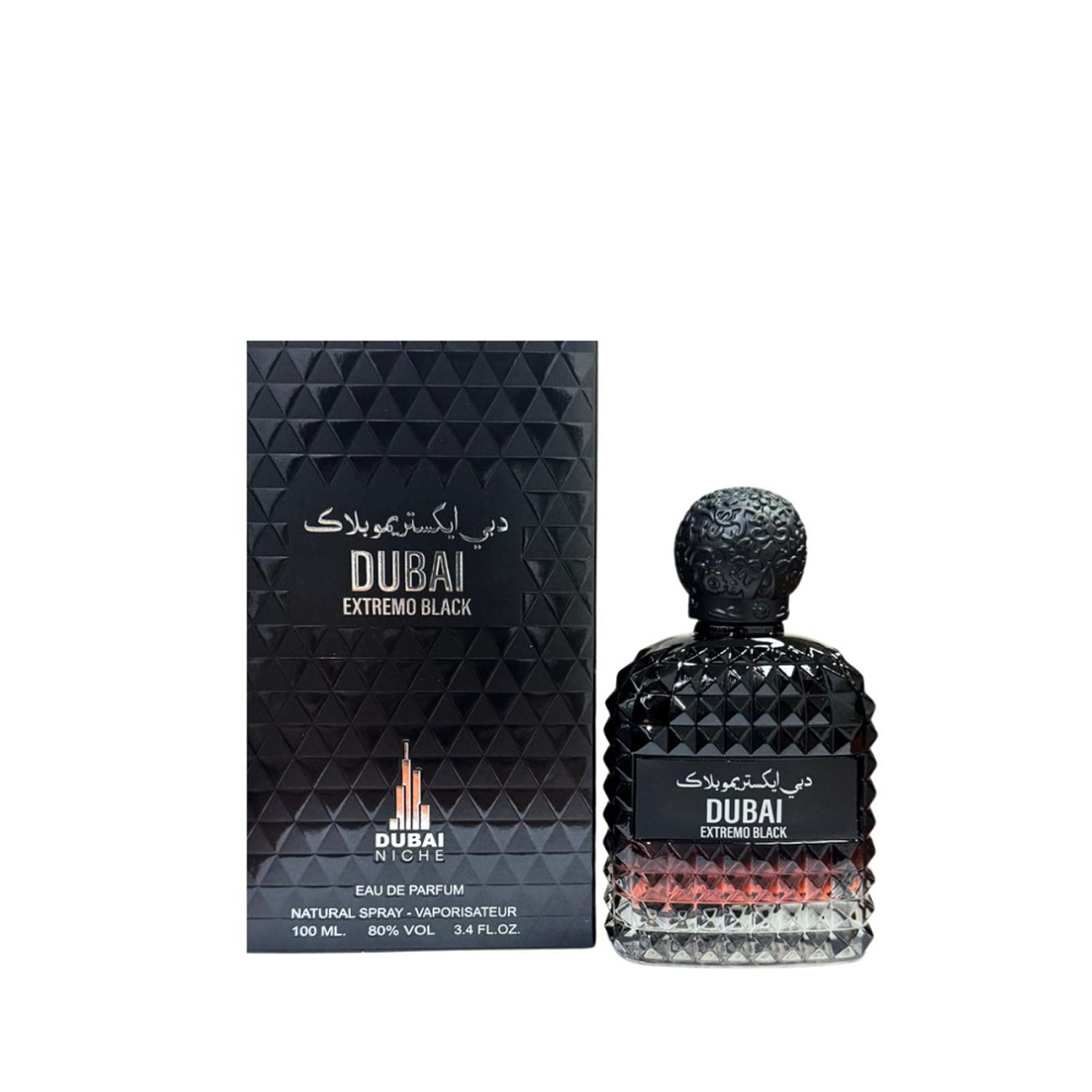 PERFUME DUBAI NICHE EXTREMO BLACK HOMBRE EDP 100 ML