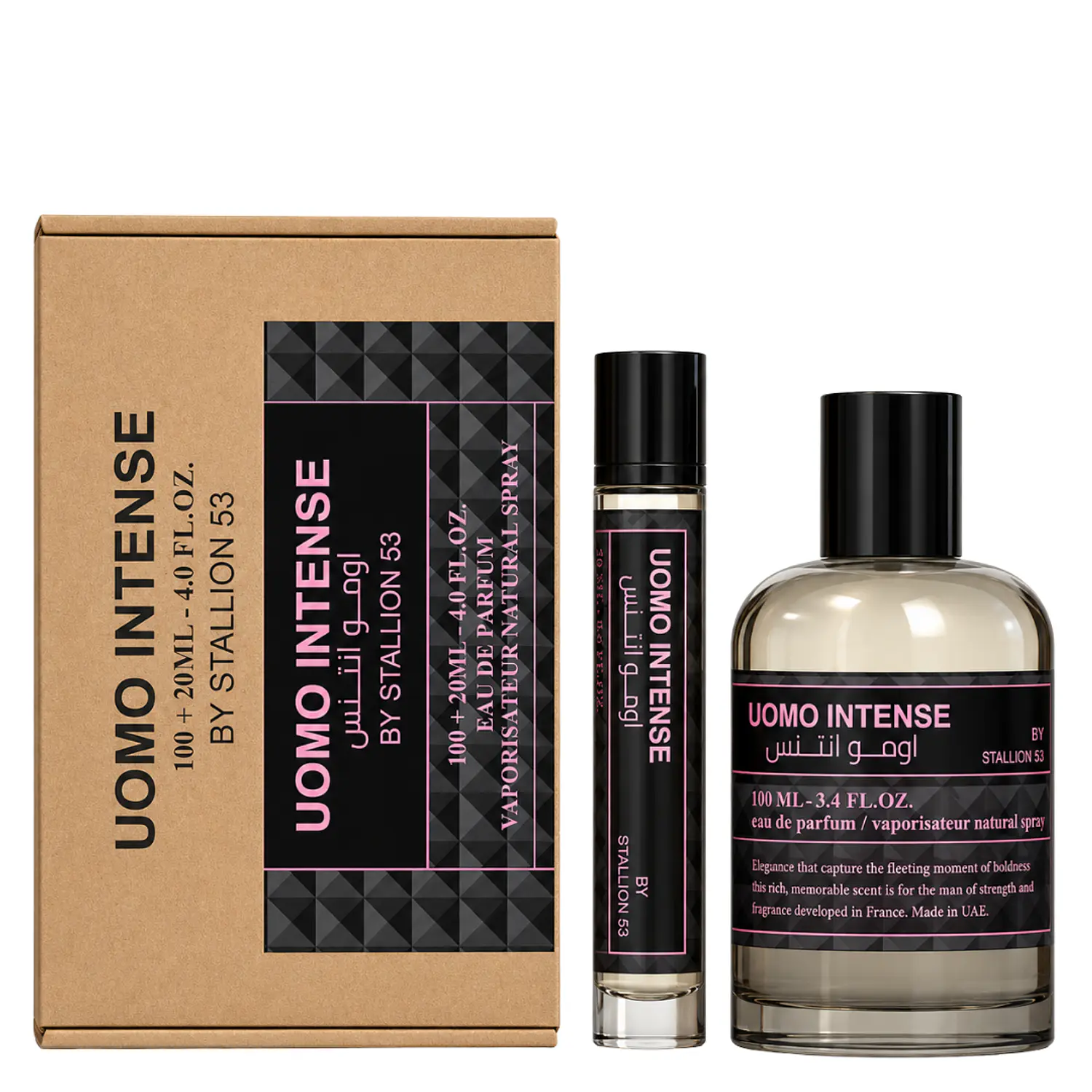 PERFUME EMPER UOMO INTENSE BY STALLION 53 HOMBRE EDP 100 ML / 20 ML