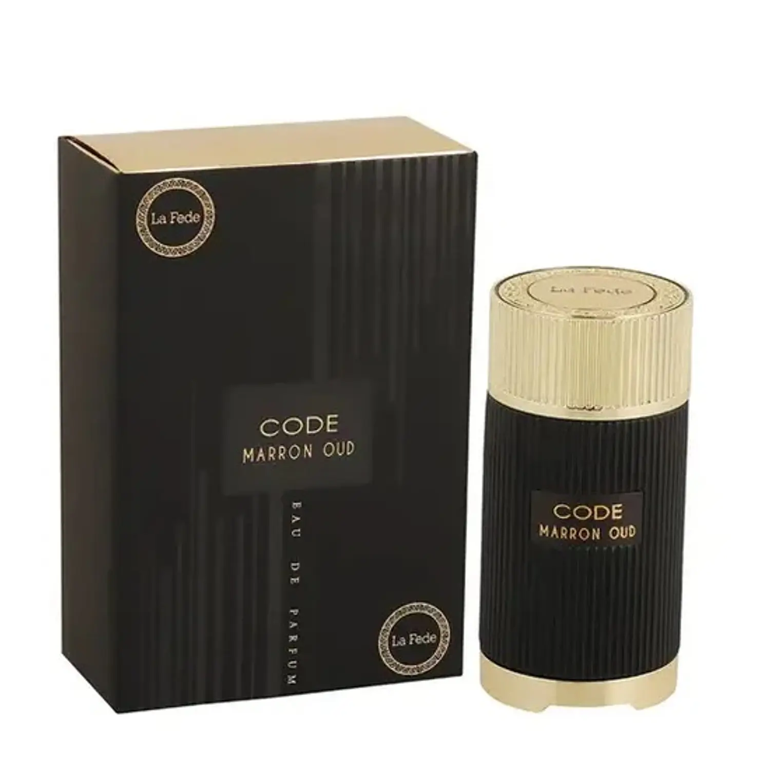 PERFUME LA FEDE CODE MARRON OUD UNISEX EDP 100 ML
