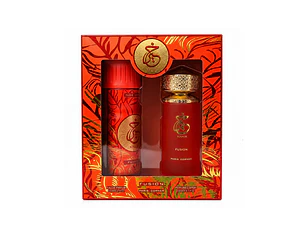 PERFUME PARIS CORNER KHAIR FUSION UNISEX EDP 100 ML / BODY SPRAY 200 ML ESTUCHE