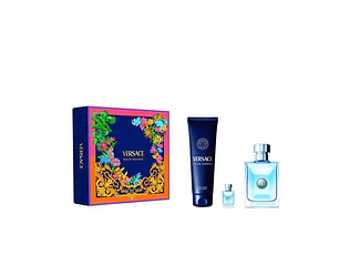 PERFUME VERSACE POUR HOMME VARON EDT 100 ML / 5 ML / SHOWER GEL 150 ML ESTUCHE