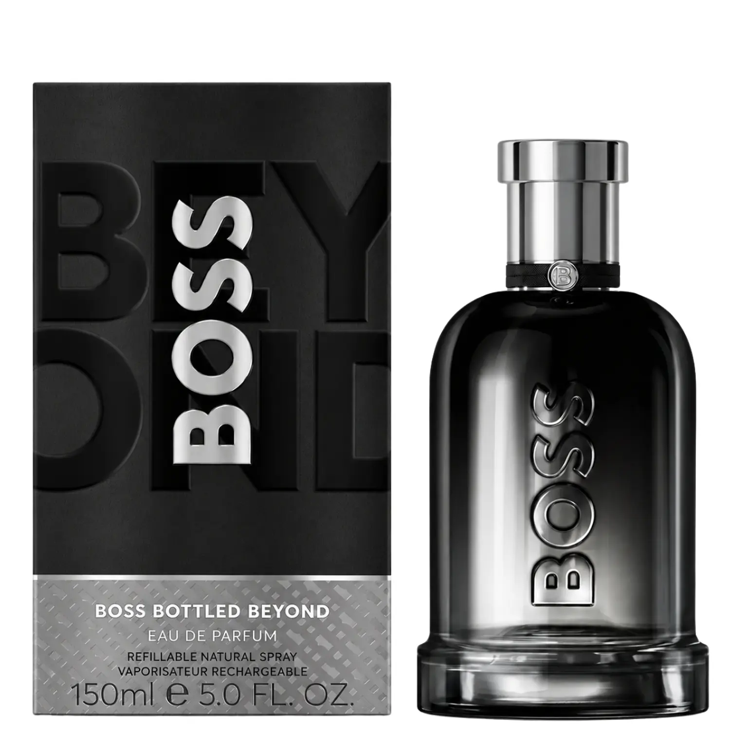 PERFUME BOSS BOTTLED BEYOND RECARGABLE VARON EDP 150 ML 1