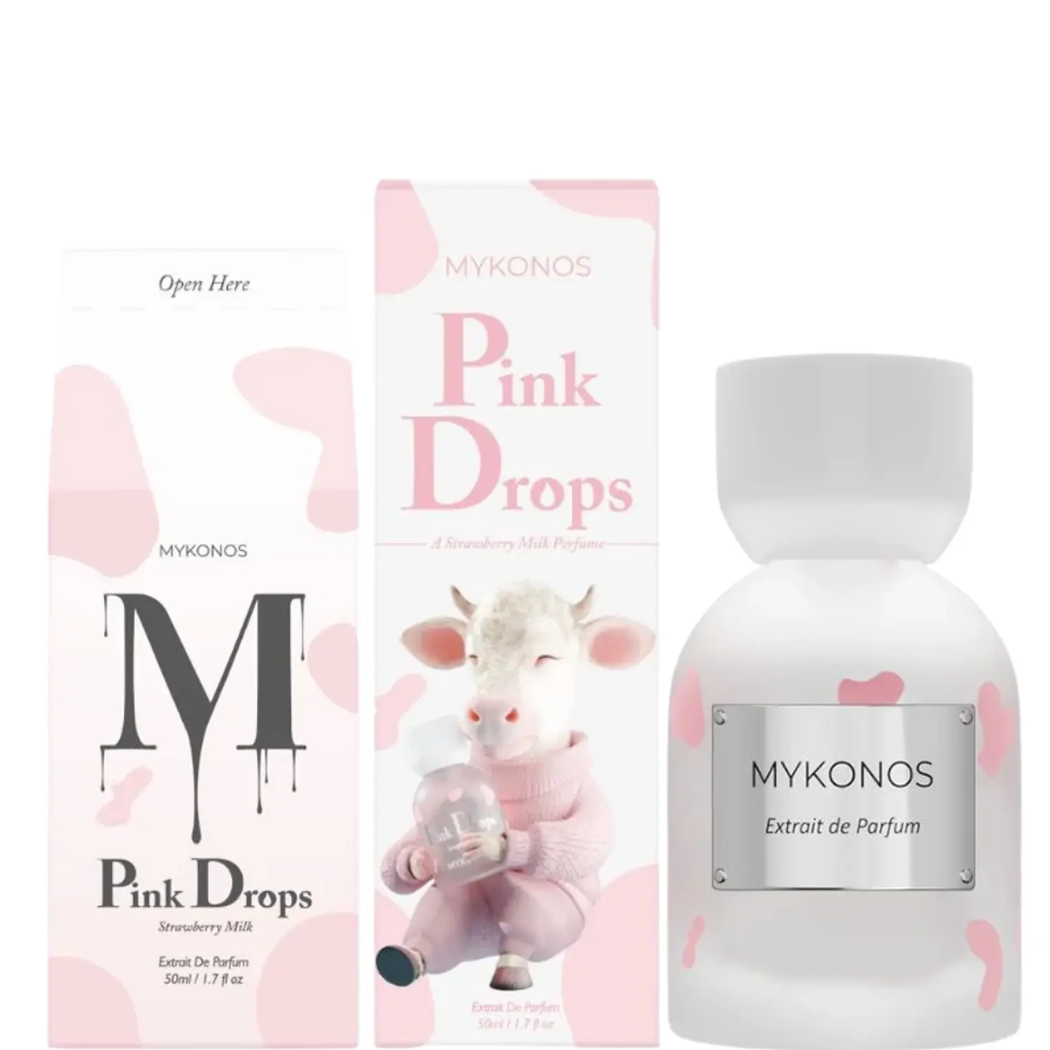 PERFUME MYKONOS PINK DROPS UNISEX EXTRAIT DE PARFUM 50 ML 1