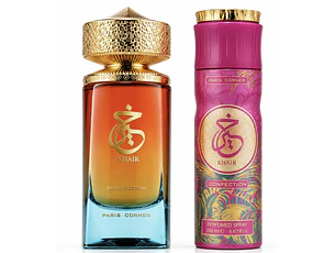 PERFUME PARIS CORNER KHAIR CONFECTION MUJER EDP 100 ML / DESODORANTE 200 ML ESTUCHE
