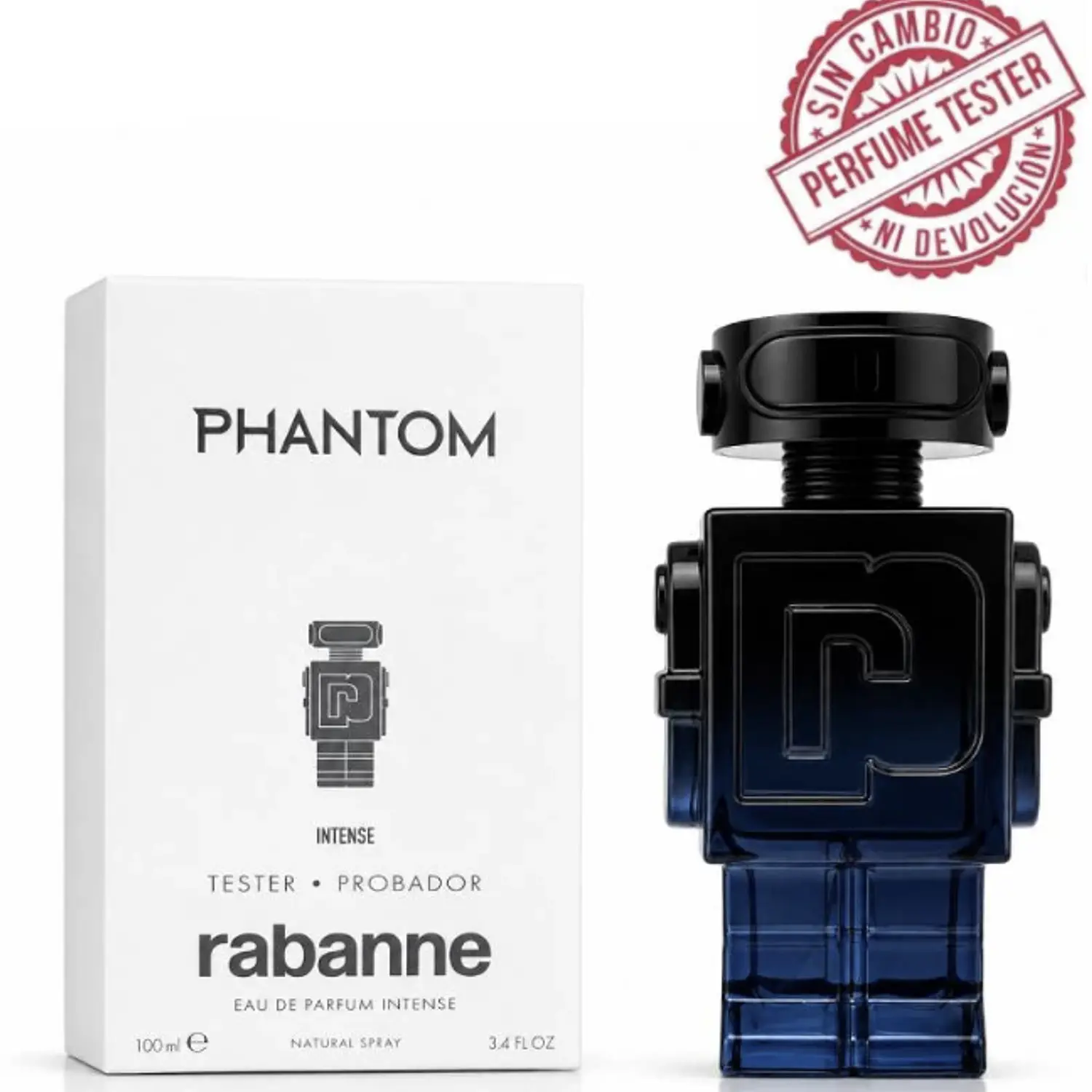 PERFUME PHANTOM INTENSE PACO RABANNE HOMBRE EDP INTENSE 100 ML TESTER