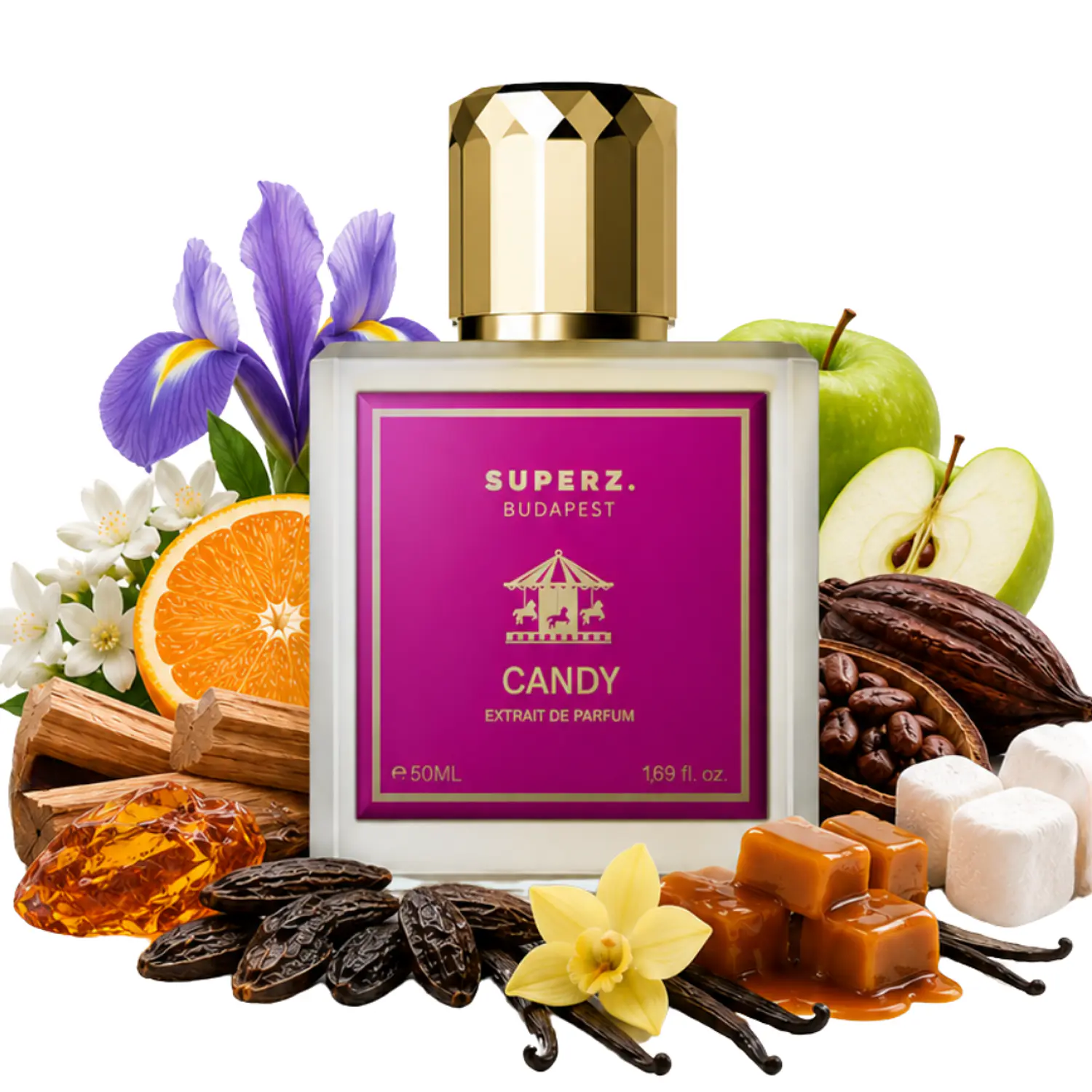 PERFUME SUPERZ CANDY UNISEX  EXTRAIT DE PARFUM 50 ML 2