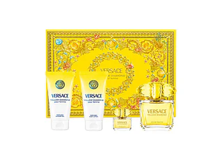 PERFUME VERSACE YELLOW DIAMOND DAMA EDT 90 ML / BODY LOTION 100 ML / 5 ML / SHOWER GEL 100 ML / BODY LOTION 100 ML ESTUCHE